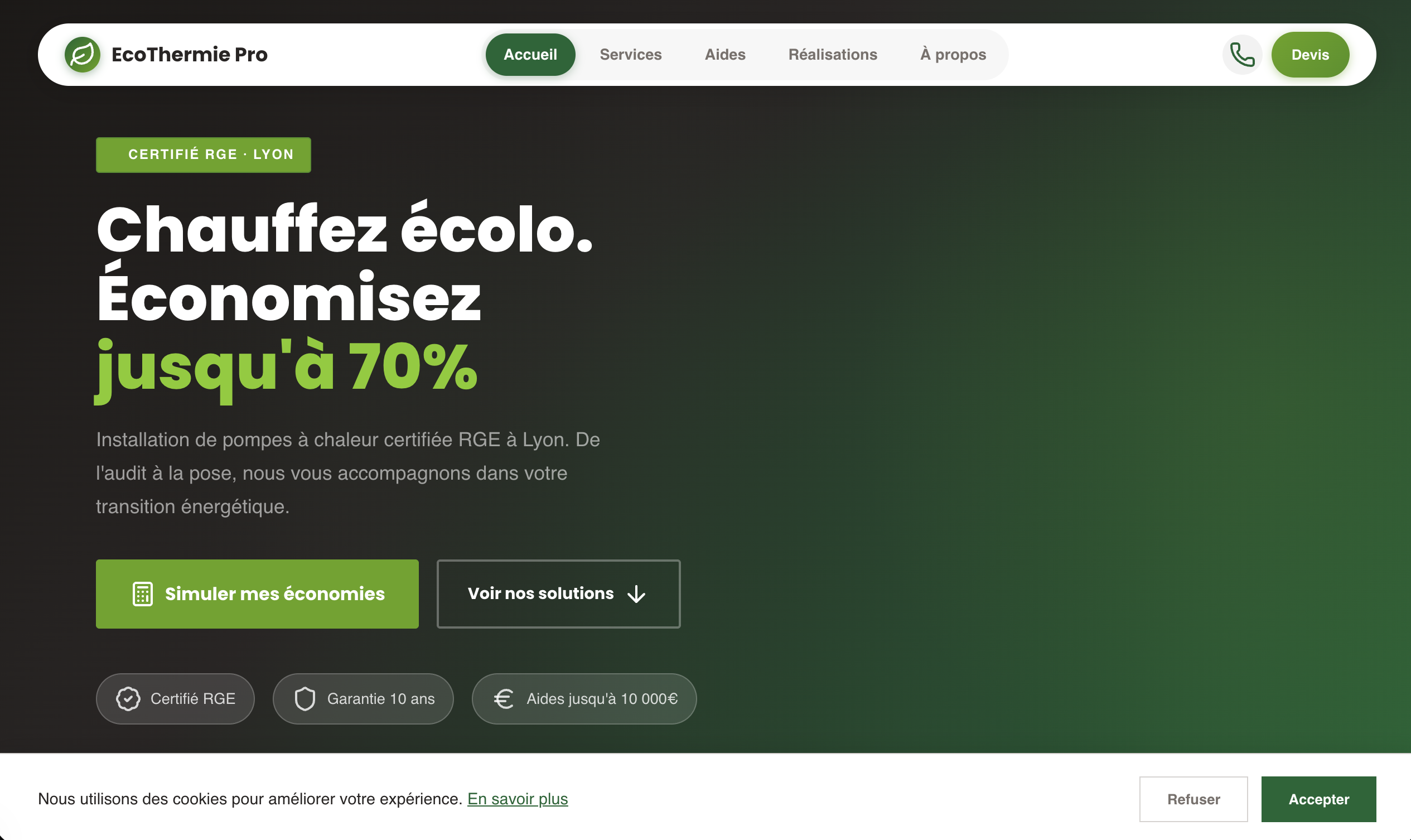 Modèle Trust - version desktop